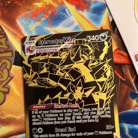 Pokemon Other Pokmon Shining Fates Eternatus Vmax Gold Card Poshmark
